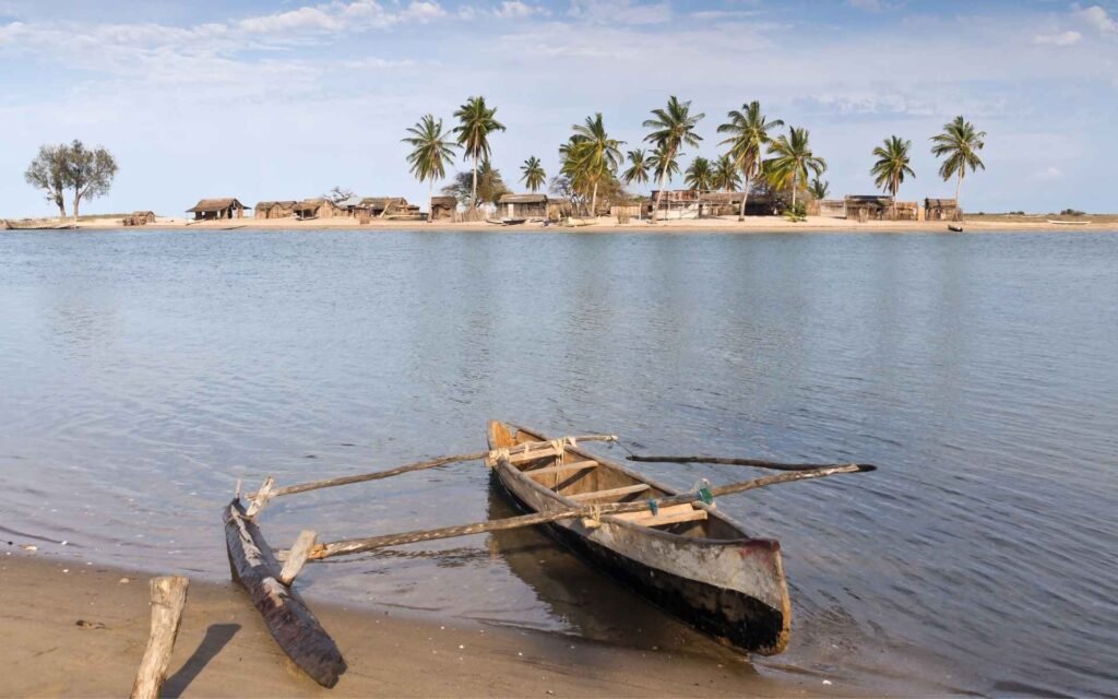 Pont suspendu Tsingy de Bemaraha Belo sur Mer, ouest de Madagascar