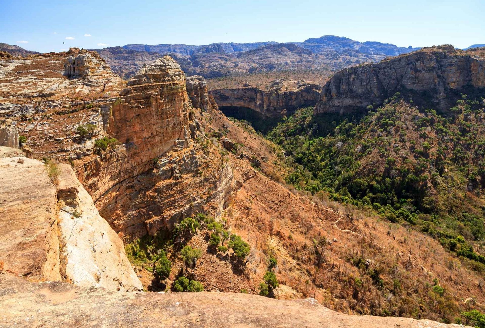 Canyon parc national Isalo - Voyage Sud Madagascar